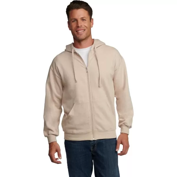 Khaki Heather Full Zip