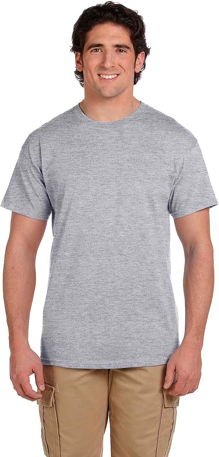 imageFruit of the Loom Mens Eversoft Cotton Short Sleeve Pocket TShirts Breathable ampamp Tag FreeAssorted 6 Pack