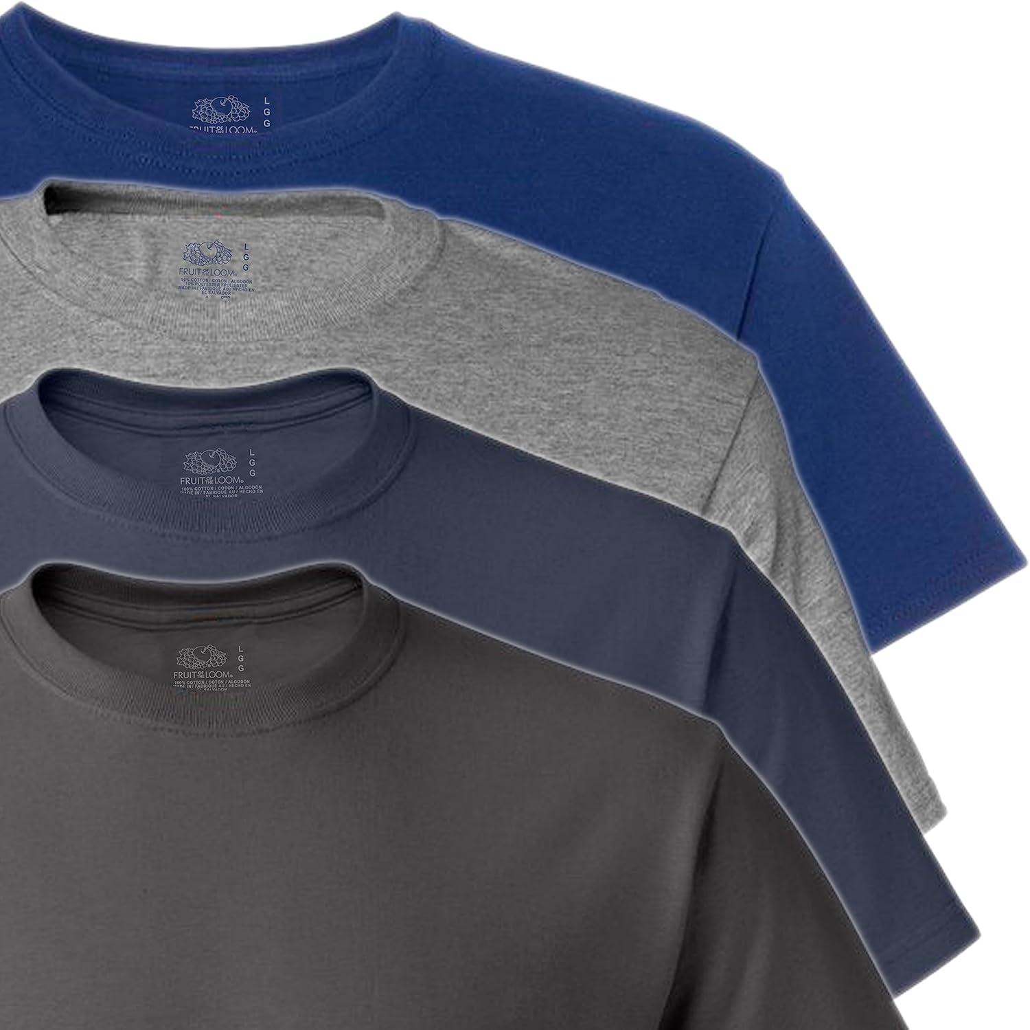 imageFruit of the Loom Mens Eversoft Cotton Short Sleeve Pocket TShirts Breathable ampamp Tag FreeAssorted 6 Pack