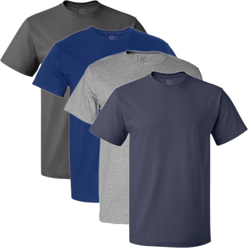 imageFruit of the Loom Mens Eversoft Cotton Short Sleeve Pocket TShirts Breathable ampamp Tag FreeAssorted 6 Pack