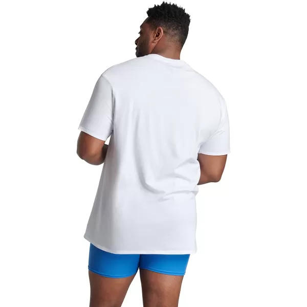 imageFruit of the Loom Mens Eversoft Cotton Short Sleeve Pocket TShirts Breathable ampamp Tag FreeTall Man  Crew  6 Pack White