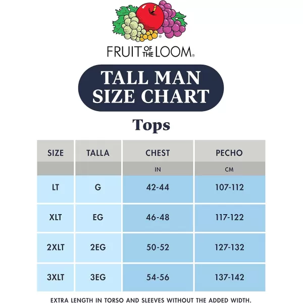 imageFruit of the Loom Mens Eversoft Cotton Short Sleeve Pocket TShirts Breathable ampamp Tag FreeTall Man  Crew  6 Pack White