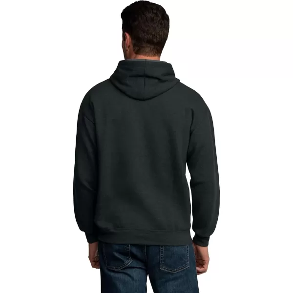 imageFruit of the Loom Mens Eversoft Fleece Hoodies Moisture Wicking ampamp Breathable Pullover Hooded SweatshirtBlack Heather Pullover