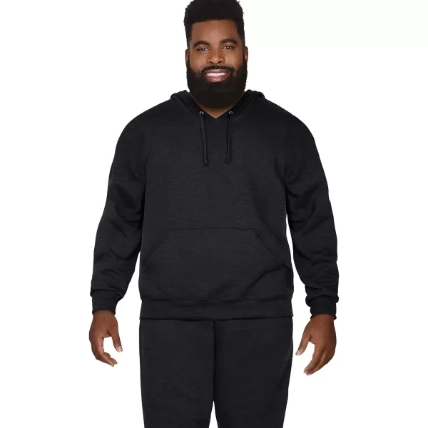 imageFruit of the Loom Mens Eversoft Fleece Hoodies Moisture Wicking ampamp Breathable Pullover Hooded SweatshirtBlack Heather Pullover