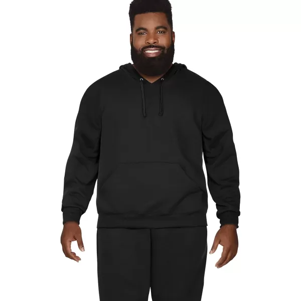 imageFruit of the Loom Mens Eversoft Fleece Hoodies Moisture Wicking ampamp Breathable Pullover Hooded SweatshirtBlack Pullover