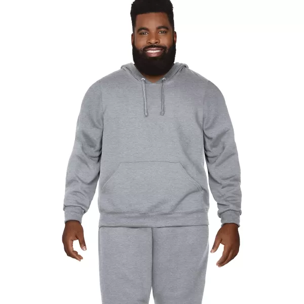imageFruit of the Loom Mens Eversoft Fleece Hoodies Moisture Wicking ampamp Breathable Pullover Hooded SweatshirtGrey Heather Pullover