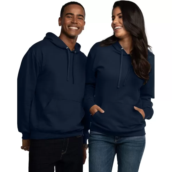 imageFruit of the Loom Mens Eversoft Fleece Hoodies Moisture Wicking ampamp Breathable Pullover Hooded SweatshirtNavy Pullover