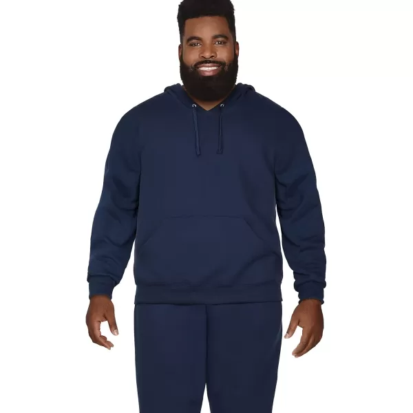imageFruit of the Loom Mens Eversoft Fleece Hoodies Moisture Wicking ampamp Breathable Pullover Hooded SweatshirtNavy Pullover