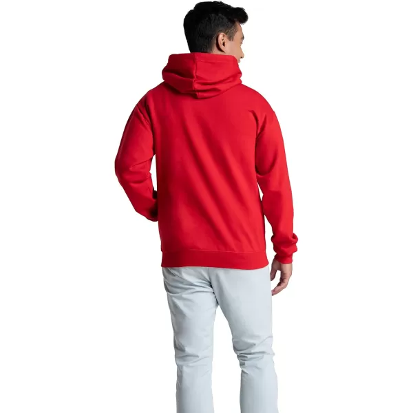 imageFruit of the Loom Mens Eversoft Fleece Hoodies Moisture Wicking ampamp Breathable Pullover Hooded SweatshirtRed Pullover