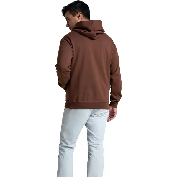 imageFruit of the Loom Mens Eversoft Fleece Hoodies Moisture Wicking ampamp Breathable Pullover Hooded SweatshirtWarm Mocha Pullover