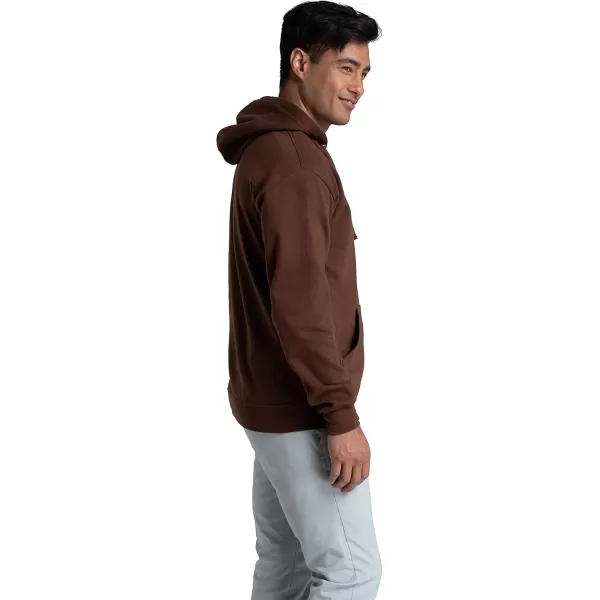 imageFruit of the Loom Mens Eversoft Fleece Hoodies Moisture Wicking ampamp Breathable Pullover Hooded SweatshirtWarm Mocha Pullover