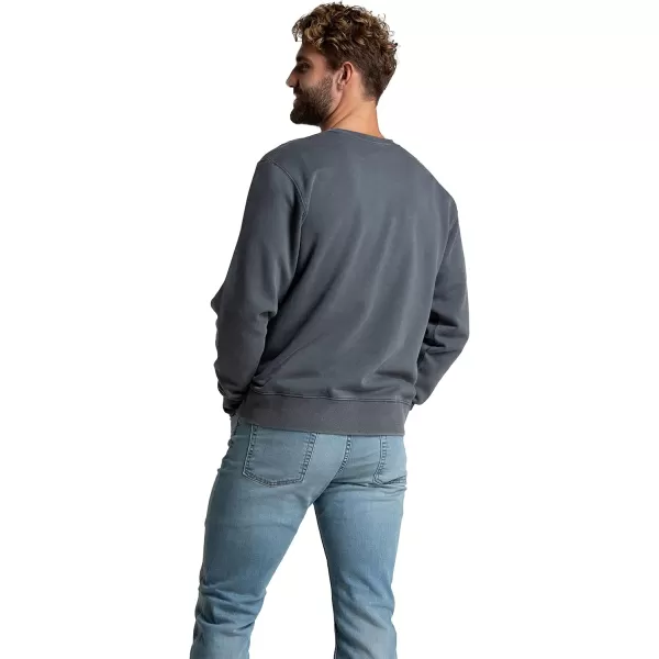 imageFruit of the Loom Mens Eversoft Fleece Sweatshirts Moisture Wicking ampamp Breathable Crewneck SweatshirtGarment Dyed Charcoal