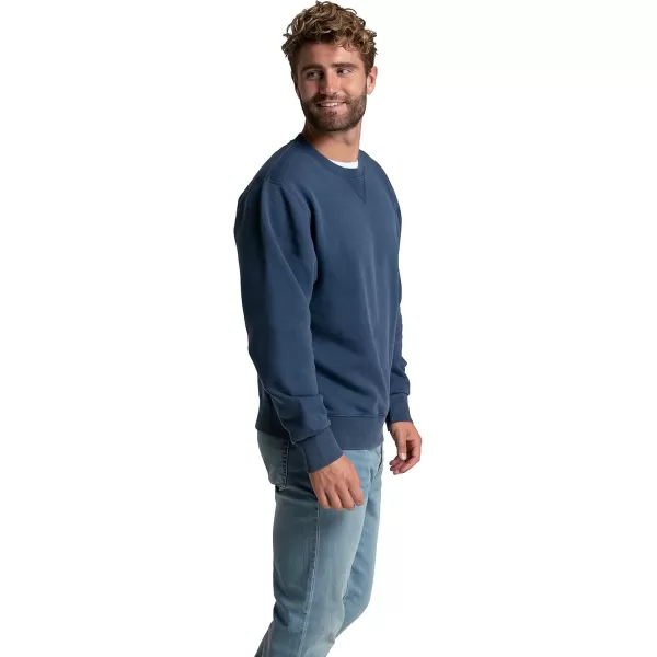 imageFruit of the Loom Mens Eversoft Fleece Sweatshirts Moisture Wicking ampamp Breathable Crewneck SweatshirtGarment Dyed Dark Tide