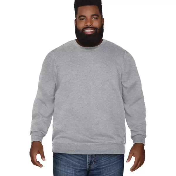 imageFruit of the Loom Mens Eversoft Fleece Sweatshirts Moisture Wicking ampamp Breathable Crewneck SweatshirtGrey Heather