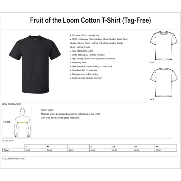 imageFruit of the Loom Mens Tagfree Cotton UndershirtsNeutral