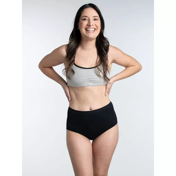 imageFruit of the Loom Womens Eversoft Cotton Brief Underwear Tag Free ampamp Breathable Available in Plus SizeBrief  Cotton  12 Pack  Black