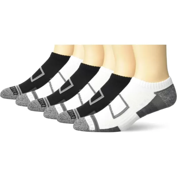 imageFruit of the Loom Mens Breathable Lightweight Performance No Show SocksBlack 8 Pack