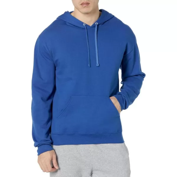 imageFruit of the Loom Mens Eversoft Fleece Hoodies Moisture Wicking ampamp Breathable Pullover Hooded SweatshirtMellow Blue Pullover