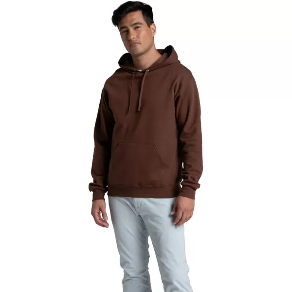 imageFruit of the Loom Mens Eversoft Fleece Hoodies Moisture Wicking ampamp Breathable Pullover Hooded SweatshirtWarm Mocha Pullover