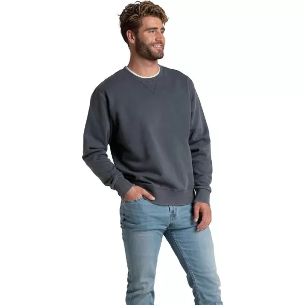 imageFruit of the Loom Mens Eversoft Fleece Sweatshirts Moisture Wicking ampamp Breathable Crewneck SweatshirtGarment Dyed Charcoal