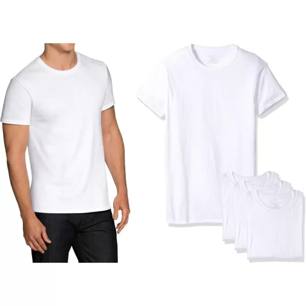 imageFruit of the Loom Mens Tagfree Cotton UndershirtsWhite Pack