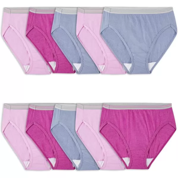 Hi Cut - Cotton Blend - 10 Pack - Colors May Vary
