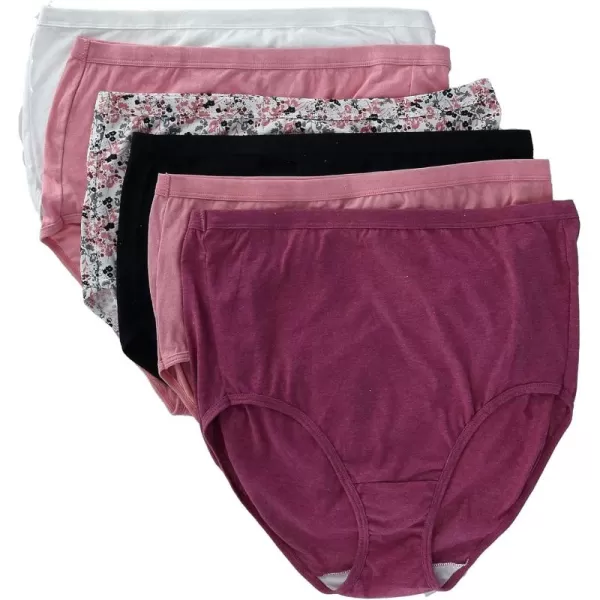 Plus Size Brief - Cotton - 6 Pack - Colors May Vary
