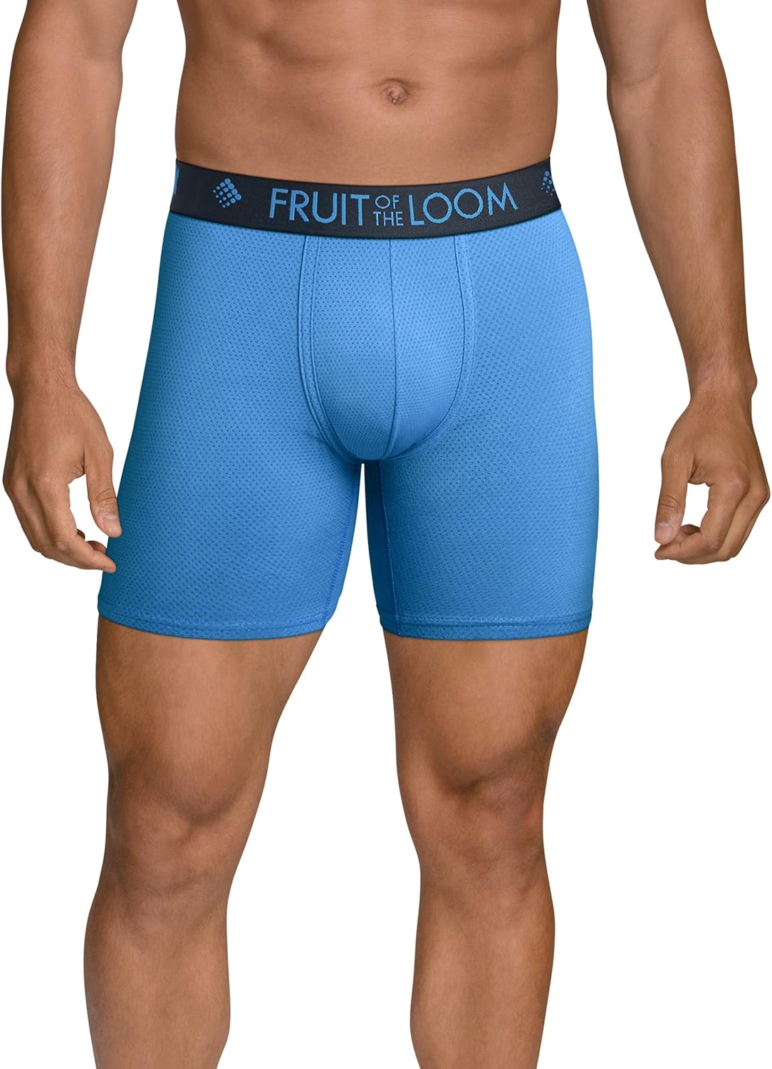 imageFruit of the Loom Mens Breathable Boxer Briefs Moisture Wicking Underwear Assorted Color MultipacksMicro Mesh  Colors May Vary