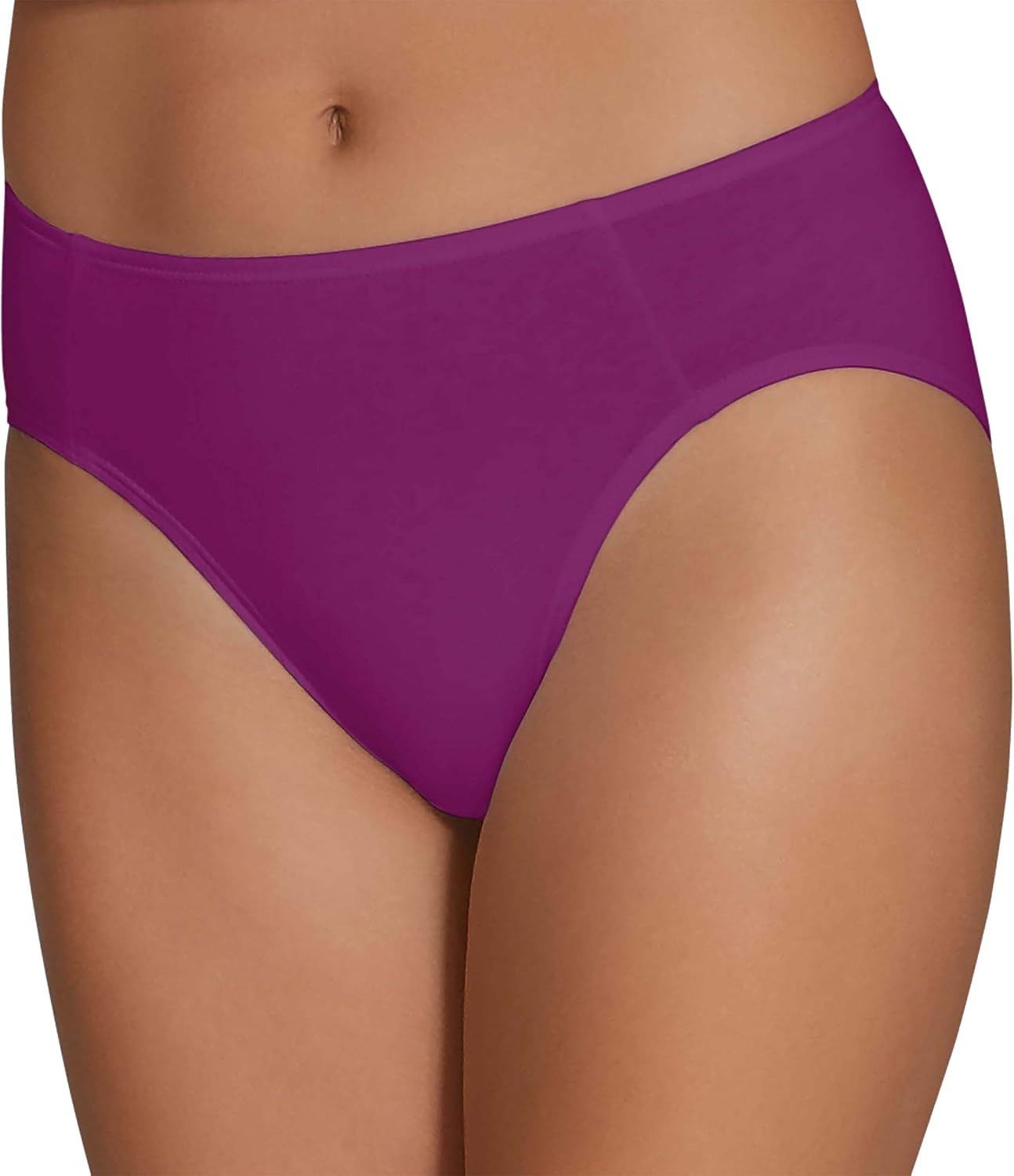 imageFruit of the Loom Womens No Show Seamless Underwear Amazing Stretch ampamp No Panty Lines Available in Plus SizeHi Cut  Assorted Color