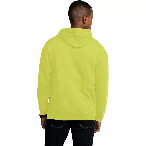 imageFruit of the Loom Eversoft Fleece Hoodies Pullover ampamp Full Zip Moisture Wicking ampamp Breathable Sizes S4X2 Pack  Safety OrangeSafety Green