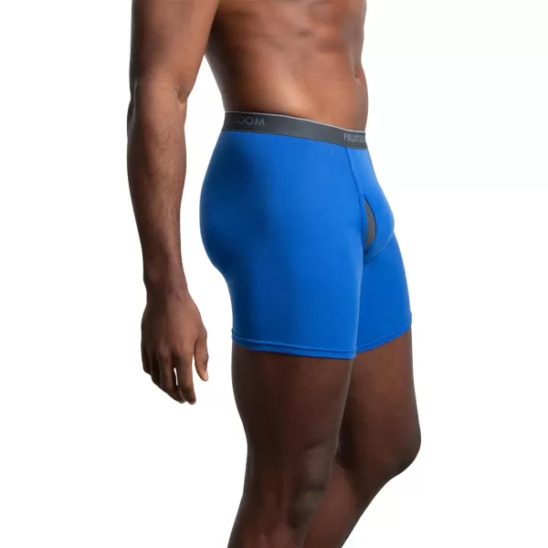 imageFruit of the Loom Mens Coolzone Boxer Briefs Moisture Wicking ampamp Breathable Assorted Color Multipacks6 Pack  Assorted Colors