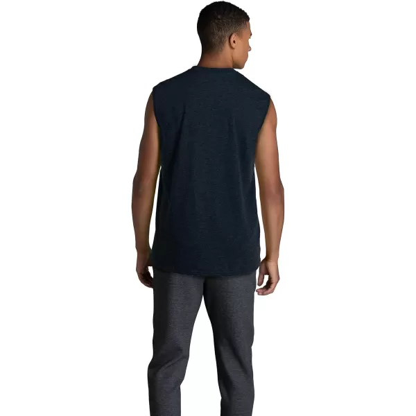 imageFruit of the Loom Mens Eversoft Cotton Sleeveless T Shirts Breathable ampamp Moisture Wicking with Odor Control Sizes S4xMuscle  2 Pack  Black Heather