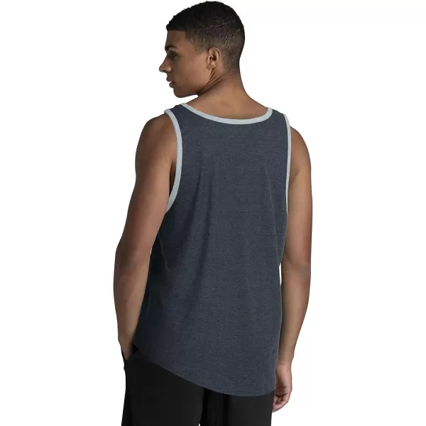 imageFruit of the Loom Mens Eversoft Cotton Sleeveless T Shirts Breathable ampamp Moisture Wicking with Odor Control Sizes S4xTank  2 Pack  Black Heather
