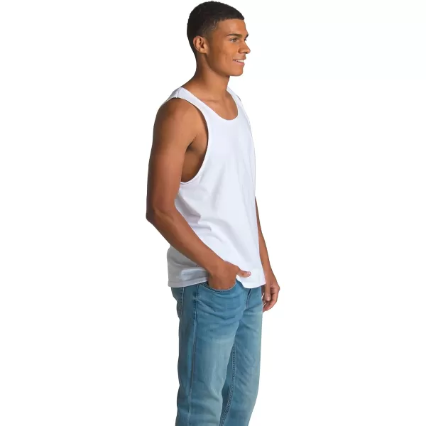 imageFruit of the Loom Mens Eversoft Cotton Sleeveless T Shirts Breathable ampamp Moisture Wicking with Odor Control Sizes S4xTank  2 Pack  White Ice