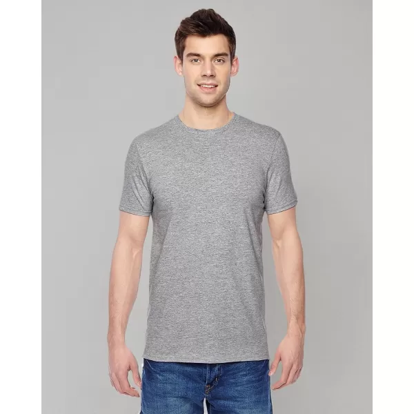 imageFruit of the Loom Mens Eversoft Cotton TShirts Breathable ampamp Moisture Wicking with Odor Control Sizes S4XCrew  12 Pack  Grey Heather