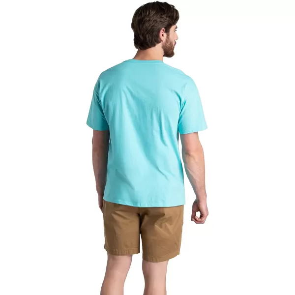 imageFruit of the Loom Mens Eversoft Cotton TShirts Breathable ampamp Moisture Wicking with Odor Control Sizes S4XCrew  2 Pack  Scuba Blue