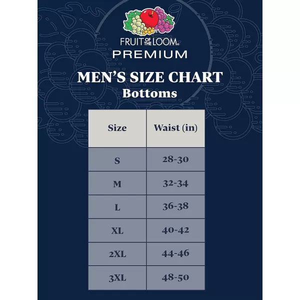 imageFruit of the Loom Mens Premium TagFree Cotton Underwear Regular ampamp Big ManBoxer Brief  4 Pack  Assorted Blues