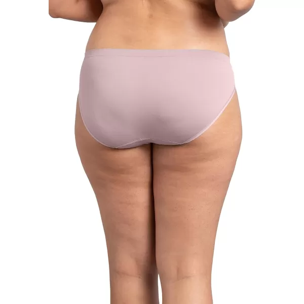 imageFruit of the Loom Womens No Show Seamless Underwear Amazing Stretch ampamp No Panty Lines Available in Plus SizeBikini  8 Pack  Assorted Neutrals