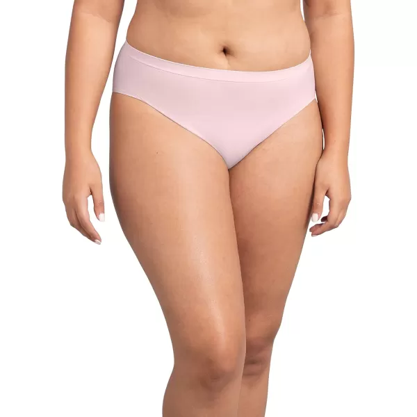 imageFruit of the Loom Womens No Show Seamless Underwear Amazing Stretch ampamp No Panty Lines Available in Plus SizeHi Cut Brief  8 Pack  Assorted Neutrals
