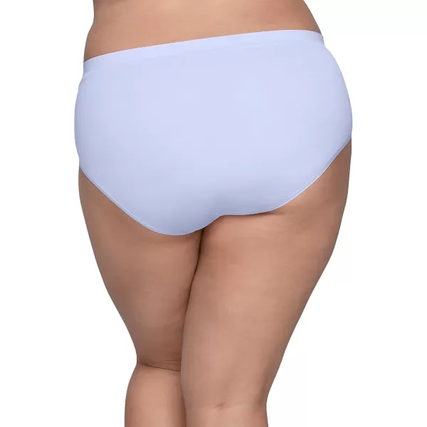 imageFruit of the Loom Womens No Show Seamless Underwear Amazing Stretch ampamp No Panty Lines Available in Plus SizePlus Size Brief  10 Pack  BluePurpleGrey
