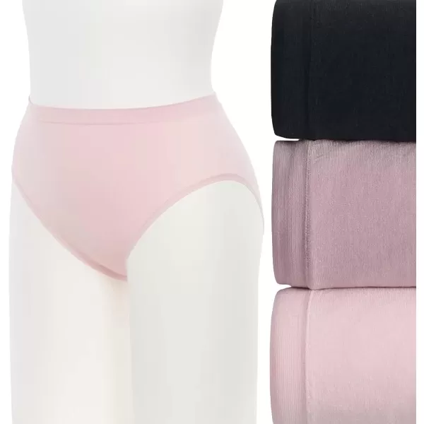 imageFruit of the Loom Womens No Show Seamless Underwear Amazing Stretch ampamp No Panty Lines Available in Plus SizeSignature Hi Cut  6 Pack  Multicolor