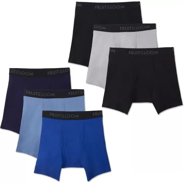 Cotton Mesh - Blue/Black/Grey
