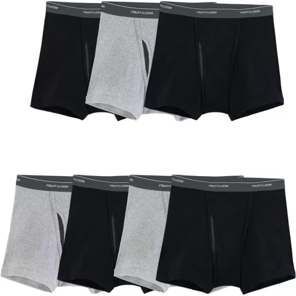 Short Leg - 7 Pack - Black/Gray