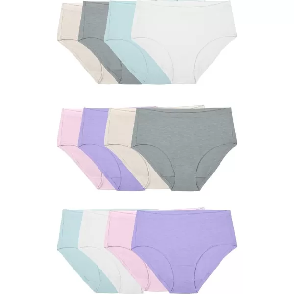 imageFruit of the Loom Womens Beyondsoft Underwear Super Soft Designed with Comfort in Mind Available in Plus SizeLow Rise Brief  Modal  12 Pack  PurpleCashmereGrey