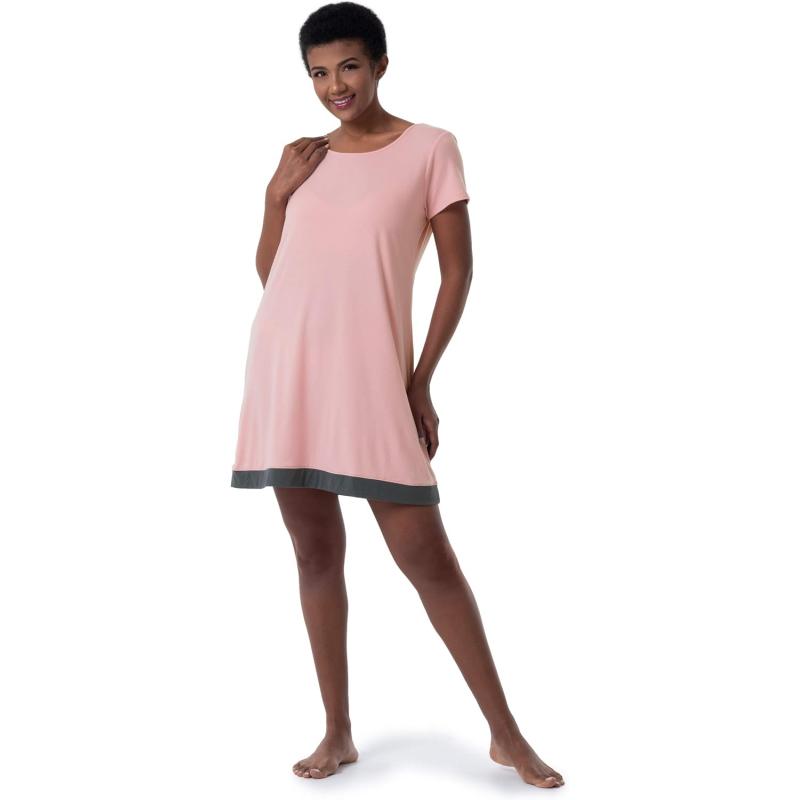 imageFruit of the Loom Womens Super Soft and Breathable Sleep ShirtSoft Pink