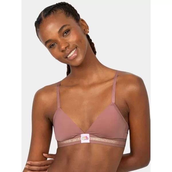 imageFruit of the Loom A Fresh Collection FOMO Free 2Pack Womens Triangle Bralettes  Modern Comfort ampamp Sleek DesignPremium PlumBlack Hue