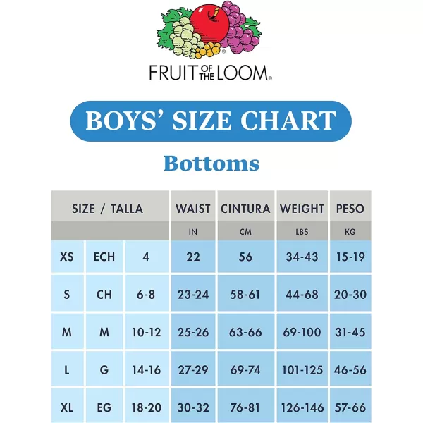 imageFruit of the Loom Boys 360 Stretch Boxer BriefsBoys  10 Pack  Cotton Stretch  BlackRedBlue