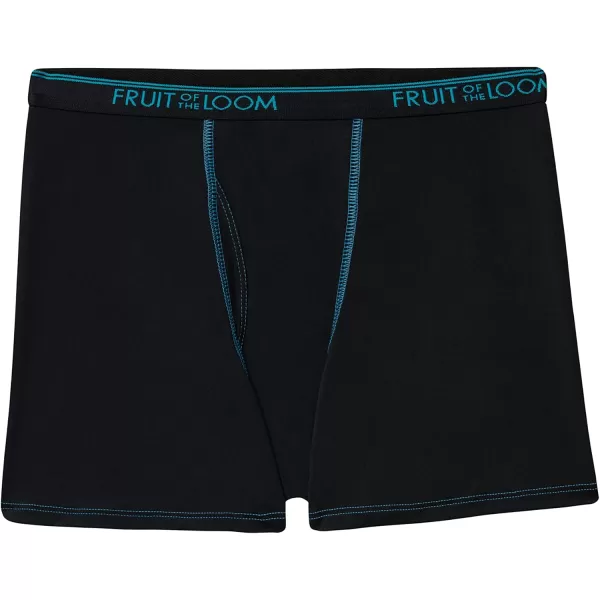 imageFruit of the Loom Boys 360 Stretch Boxer BriefsBoys  6 Pack  Micro Stretch  BlackYellowRed