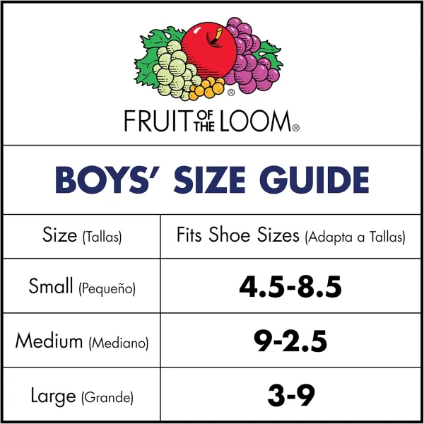 imageFruit of the Loom Boys Dual Defense Ankle Socks 10 PackGreyGrey