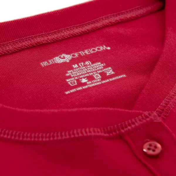 imageFruit of the Loom Boys Premium Union SuitRed
